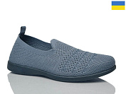 Слипоны Demur 6711 блакитний от магазина Frison