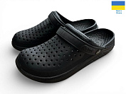 Кроксы Rai Shoes С68 чорний от магазина Frison