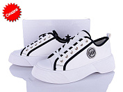 Кроссовки Взуття+ 17-3 білий-чорний от магазина Frison