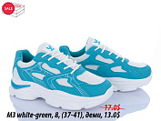 Кроссовки Sindikat M3 white-green от магазина Frison