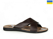 Шлепанцы Gurkem MK2026-2402-2 коричневий батал от магазина Frison