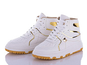 Ботинки Панда BK72 white-golden от магазина Frison
