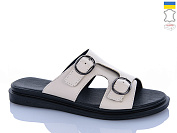 Шлепанцы Sali 112 бежевий к чор-п. от магазина Frison