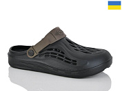Кроксы Malibu 6-129 чорний-хакі от магазина Frison