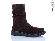 Ботинки Sali 19 коричневий з чор-п.зима от магазина Frison