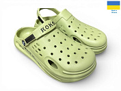 Кроксы Rai Shoes 517-016 оливка от магазина Frison