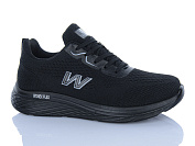 Кроссовки Violeta 45-400 black батал от магазина Frison