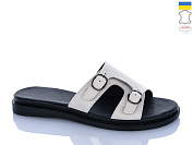 Шлепанцы Sali 111 бежевий к чор-п. от магазина Frison