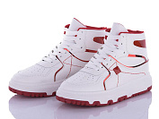 Ботинки Панда BK72 white-red от магазина Frison