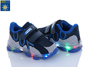 Кроссовки Viktoria LC019-2 navy-sky blue LED от магазина Frison
