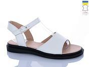 Босоножки Sali 508 білий чор-п. от магазина Frison