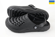 Кроксы Rai Shoes Сабо 14 чорний от магазина Frison