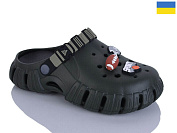 Кроксы Demur 6770 зелений-чорний от магазина Frison