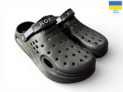 Кроксы Rai Shoes 516-010 чорний от магазина Frison