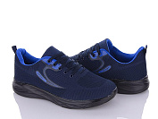 Кроссовки No Brand 2559-19 d.blue-r.blue от магазина Frison