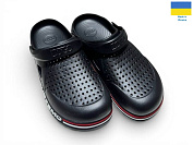 Кроксы Rai Shoes 521 чорний от магазина Frison