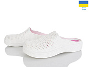 Кроксы Rai Shoes Сабо жіночі білий от магазина Frison