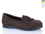 Туфли Sali B8 шоколад з чор-п. от магазина Frison