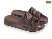 Шлепанцы Rai Shoes ДС79 шоколад от магазина Frison