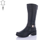 Сапоги Qq Shoes 244 black от магазина Frison