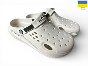 Кроксы Rai Shoes 517-09 бежевий от магазина Frison