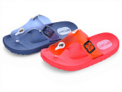 Шлепанцы Super Gear 01-2467 navy-red mix от магазина Frison