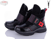 Ботинки Style Baby-Clibee 021-1 black-red от магазина Frison