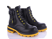 Ботинки Violeta 197-36 black-yellow от магазина Frison