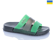Шлепанцы Progress Payas M сір-зелений от магазина Frison