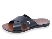 Шлепанцы Jumay SPH хрест чорний от магазина Frison