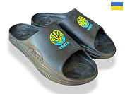 Шлепанцы Rai Shoes 1001 чорний жов-блак. от магазина Frison