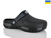 Кроксы Malibu 6-118 чорний-графіт от магазина Frison
