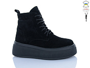 Ботинки Sali 92 чорний з чор-п.зима от магазина Frison