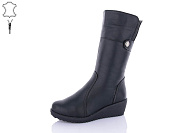 Сапоги Qq Shoes 59 black от магазина Frison