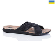 Шлепанцы Gurkem MD2026-Kot B чорний батал от магазина Frison