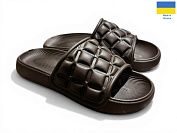 Шлепанцы Rai Shoes 116 шоколад от магазина Frison