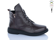 Ботинки Sali 13 коричневий чор-п.зима от магазина Frison