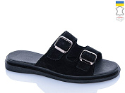 Шлепанцы Sali 191 чорний з чор-п. от магазина Frison