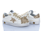 Кроссовки Clibee A721089 white-gold от магазина Frison