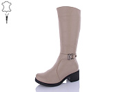 Сапоги Qq Shoes 608B beige от магазина Frison