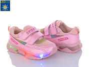 Кроссовки Fzd LB031-37 d.pink LED от магазина Frison