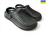 Кроксы Rai Shoes 504 чорний от магазина Frison