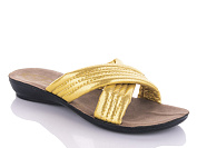 Шлепанцы Demur W26-7153 gold от магазина Frison