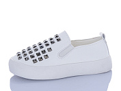 Слипоны Super Gear A02-729 white от магазина Frison