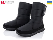 Дутики Slipers 4232 чорний от магазина Frison