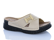 Шлепанцы Sali One 208-55 бежевий от магазина Frison