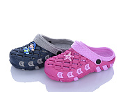 Кроксы Super Gear 02A-6301 fuchsia-grey mix от магазина Frison