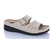 Шлепанцы Sali One 209-12 бежевий от магазина Frison