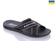 Шлепанцы Gurkem TRK2026-1 чорний-білий батал от магазина Frison