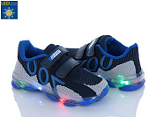 Кроссовки Viktoria LB019-2 navy-sky blue LED от магазина Frison
